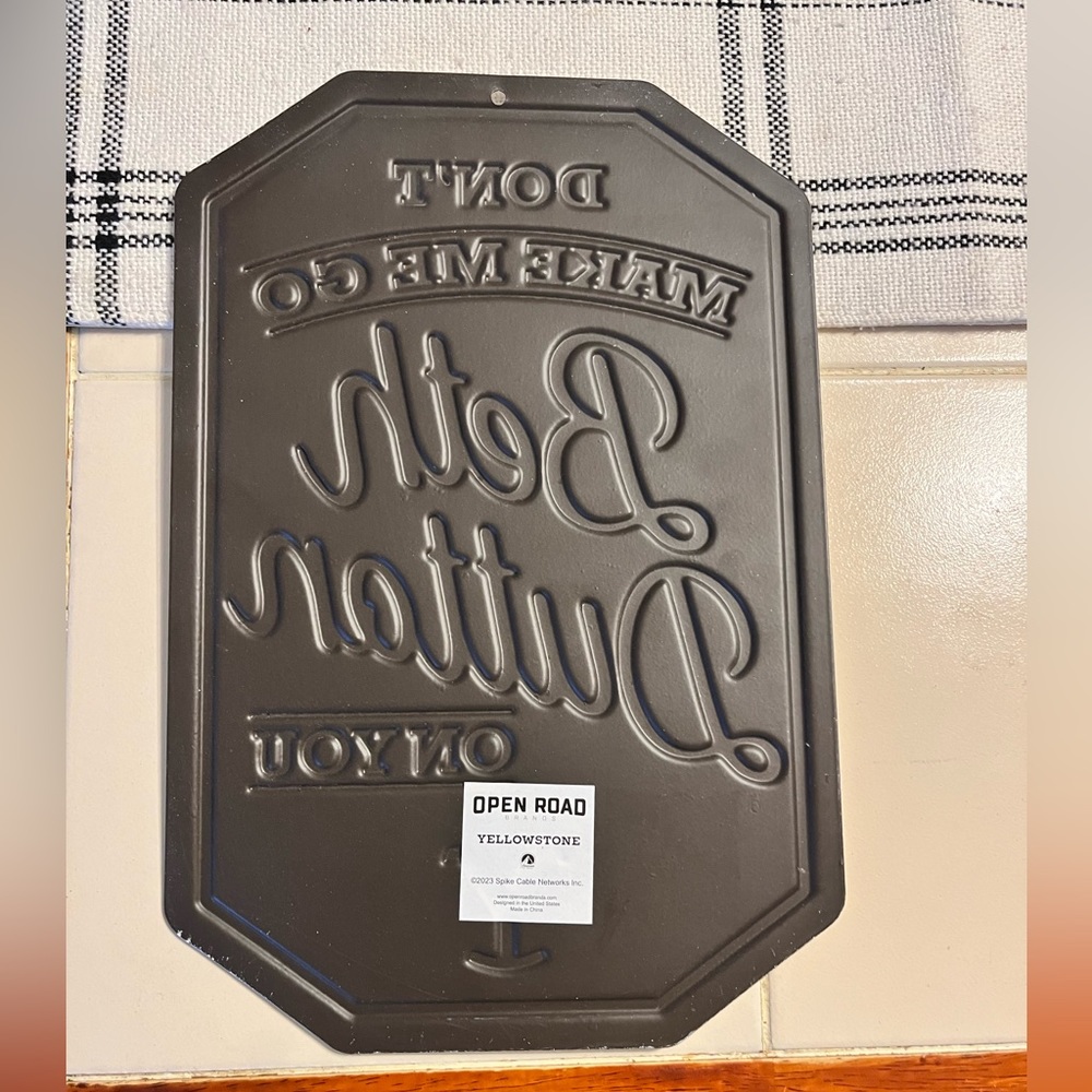 2/$20 Hobby lobby metal sign - Picture 2 of 2